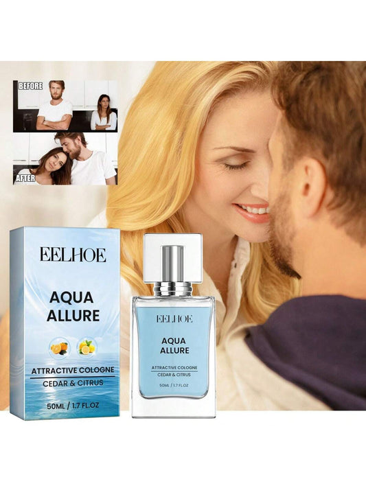 1pc 50ml Cupid Series Perfume Marine Style Fresh Light Fragrance Natural Lasting Fragrance Shaping Lovers Dating Perfume