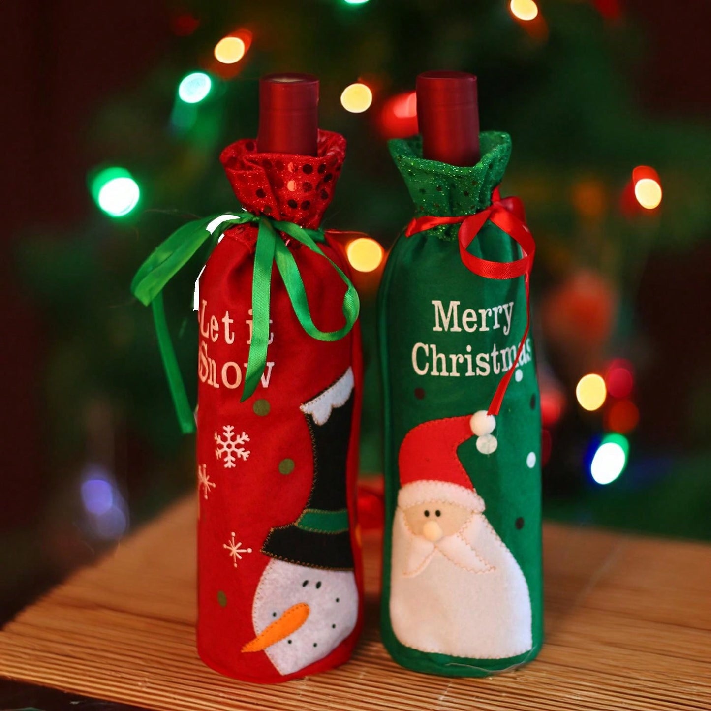 1pc/2pcs Christmas Decorations, Creative Santa Claus