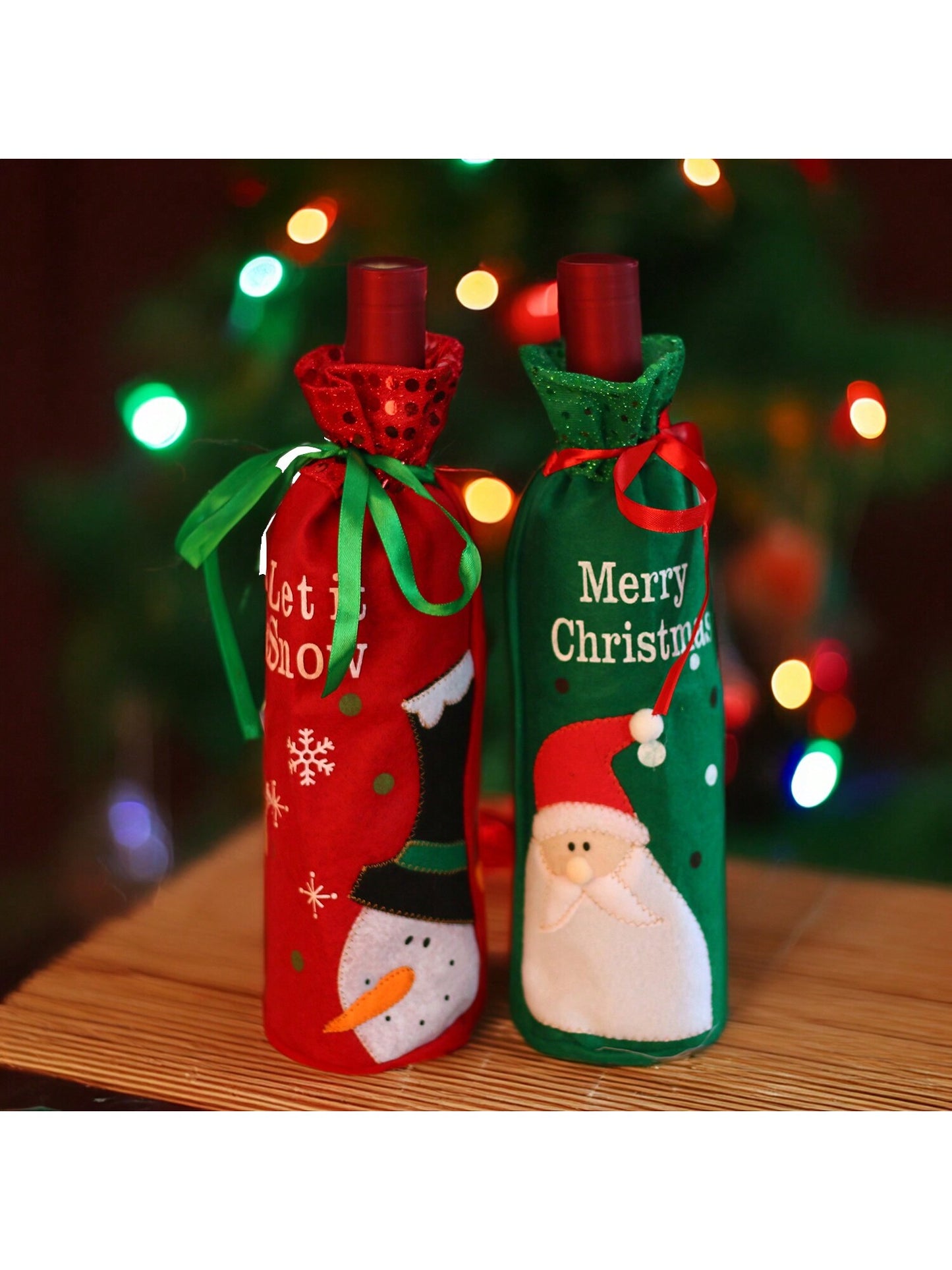 1pc/2pcs Christmas Decorations, Creative Santa Claus