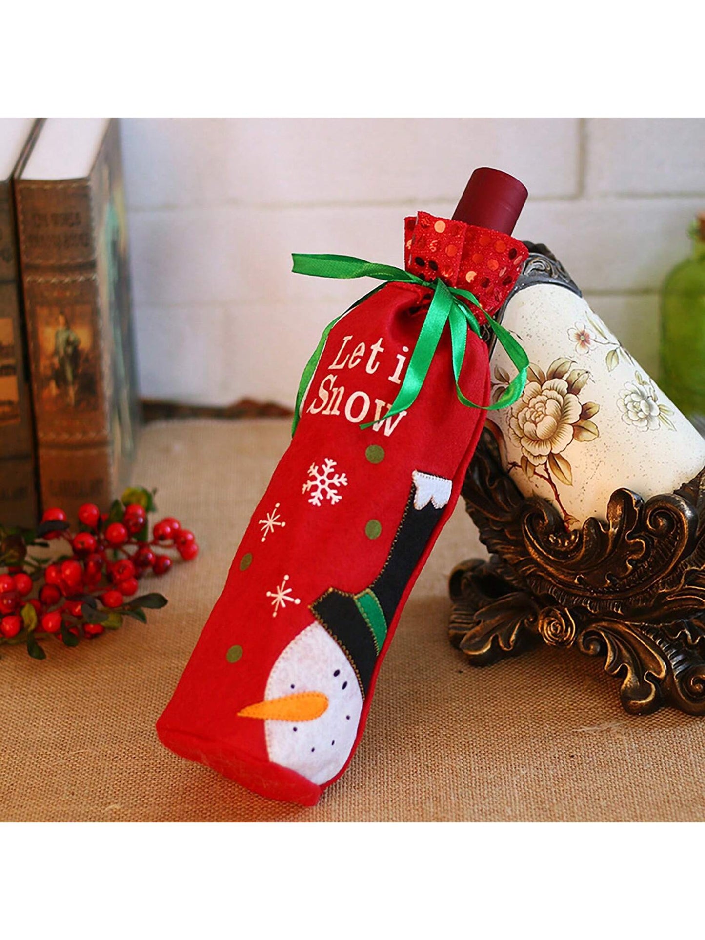 1pc/2pcs Christmas Decorations, Creative Santa Claus