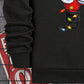 Manfinity Men's Santa Claus Print Fleece Sweatshirt