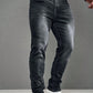 Manfinity Homme Men's Casual Straight-Leg Jeans With Pockets