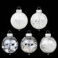 30 Pack Shatterproof Clear Plastic Christmas Ball Ornaments Decorative Xmas Balls Baubles Set With Stuffed Delicate Decorations, Halloween, Halloween Decoration