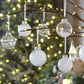 30 Pack Shatterproof Clear Plastic Christmas Ball Ornaments Decorative Xmas Balls Baubles Set With Stuffed Delicate Decorations, Halloween, Halloween Decoration