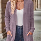 EMERY ROSE Women's Casual Knitted Ribbed Thin Jacket For Autumn