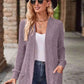 EMERY ROSE Women's Casual Knitted Ribbed Thin Jacket For Autumn