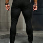 Men's Solid Color Stretch Slim Fit Jeans Fashionable And Versatile