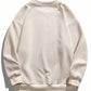 Men's Plain Round Neck Drop Shoulder Long Sleeve Sweatshirt