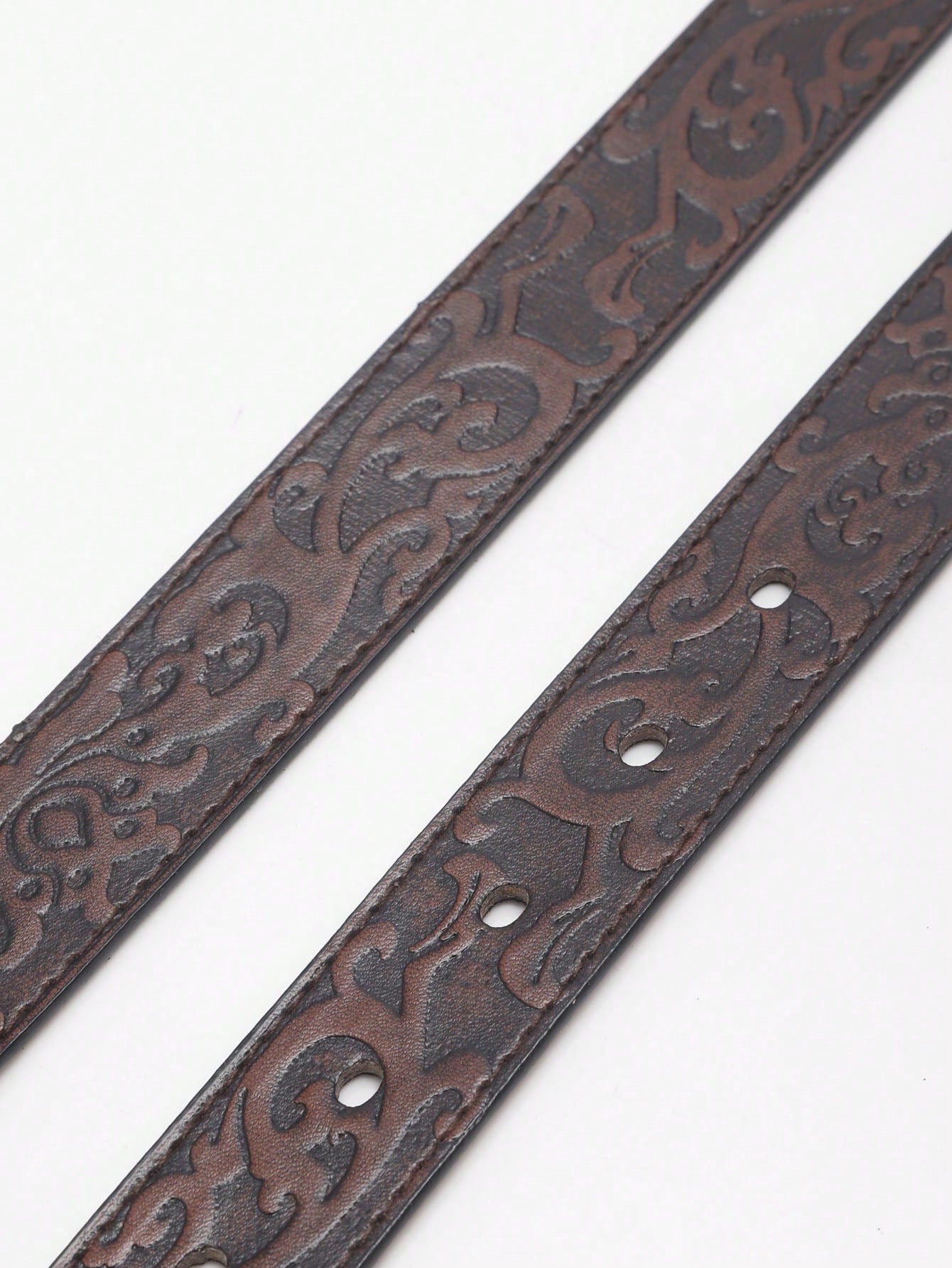 1pc Men Embossed Fashionable Belt For Daily Decoration Boho Halloween