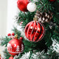 44pcs/Box Colorful Christmas Tree Ball Hanging Decorations, Red