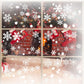 80PCS Christmas Decorations - Christmas Window Clings Christmas Decorations Indoor Christmas Decorations Clearance Snowflakes Christmas Window Decorations Stickers For Home Office Classroom