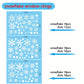 80PCS Christmas Decorations - Christmas Window Clings Christmas Decorations Indoor Christmas Decorations Clearance Snowflakes Christmas Window Decorations Stickers For Home Office Classroom