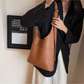 New Women's PU Leather Handbag, 2 Pieces/Set. Super Soft And Foldable, With A Large Capacity For Casual Use And A Small Wallet. Suitable For Various Scenarios, Multifunctional Storage, Showcasing A Sense Of Luxury.