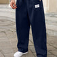 Manfinity Homme Plus Size Men's Casual Pants With Front Tie And Pockets, Everyday Wear