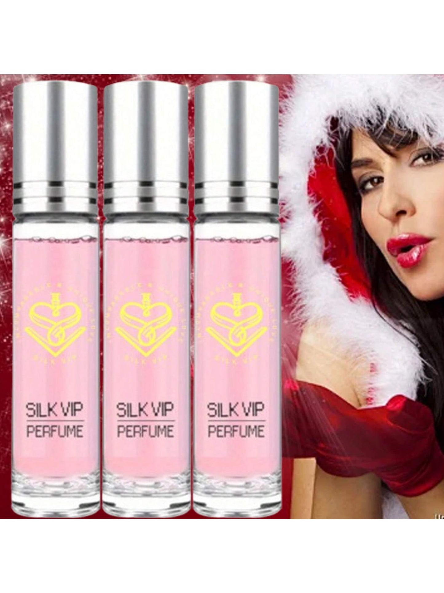 10ml Roll-On Perfume Aromatherapy Perfume, 3 PCS Long-Lasting Fresh Floral Fragrance, Exudes Confidence And Youthful Glamour - The Perfect Christmas Gift