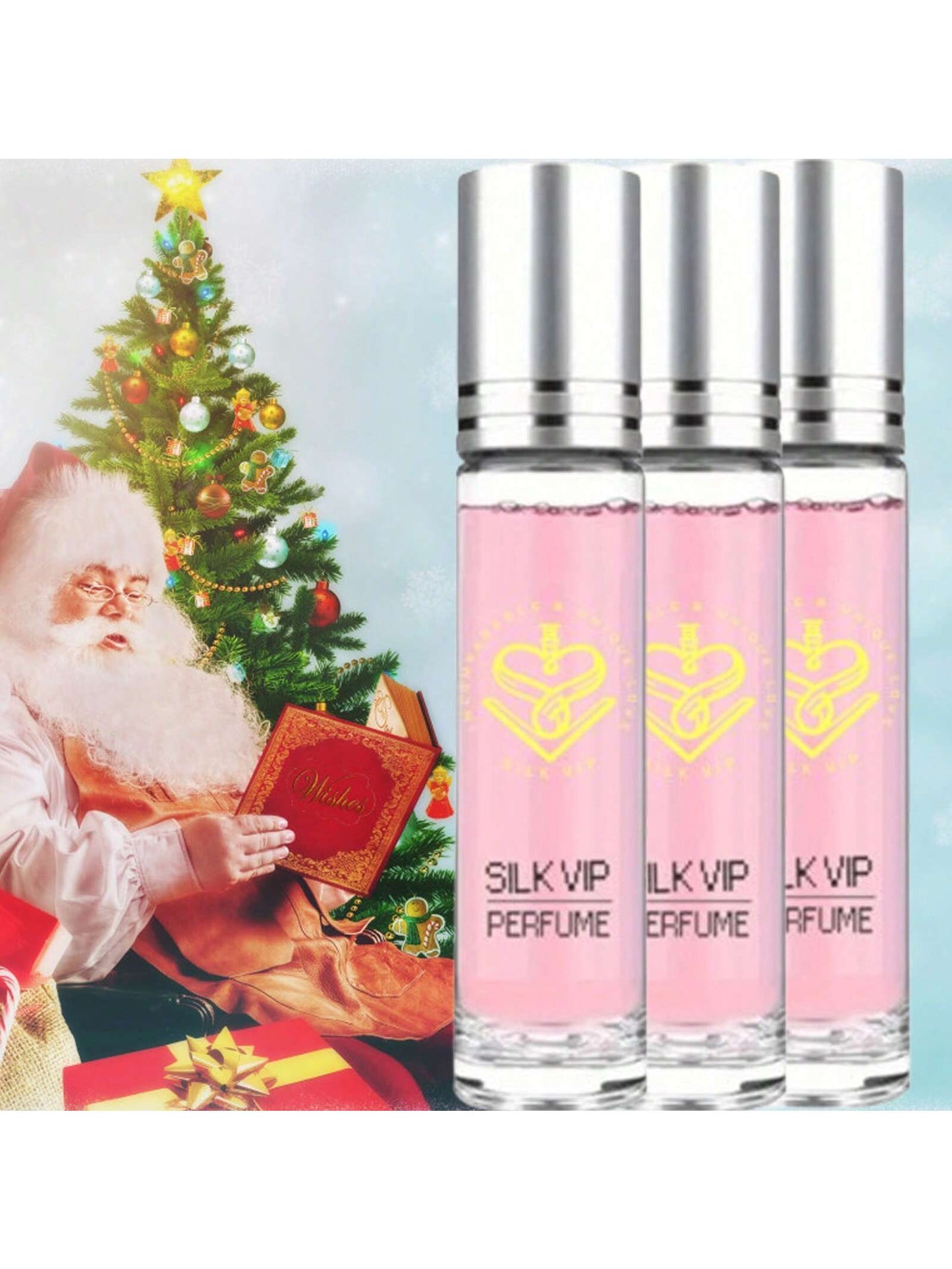 10ml Roll-On Perfume Aromatherapy Perfume, 3 PCS Long-Lasting Fresh Floral Fragrance, Exudes Confidence And Youthful Glamour - The Perfect Christmas Gift