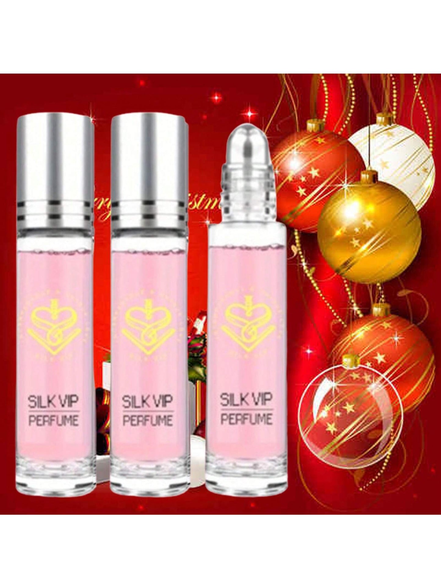 10ml Roll-On Perfume Aromatherapy Perfume, 3 PCS Long-Lasting Fresh Floral Fragrance, Exudes Confidence And Youthful Glamour - The Perfect Christmas Gift