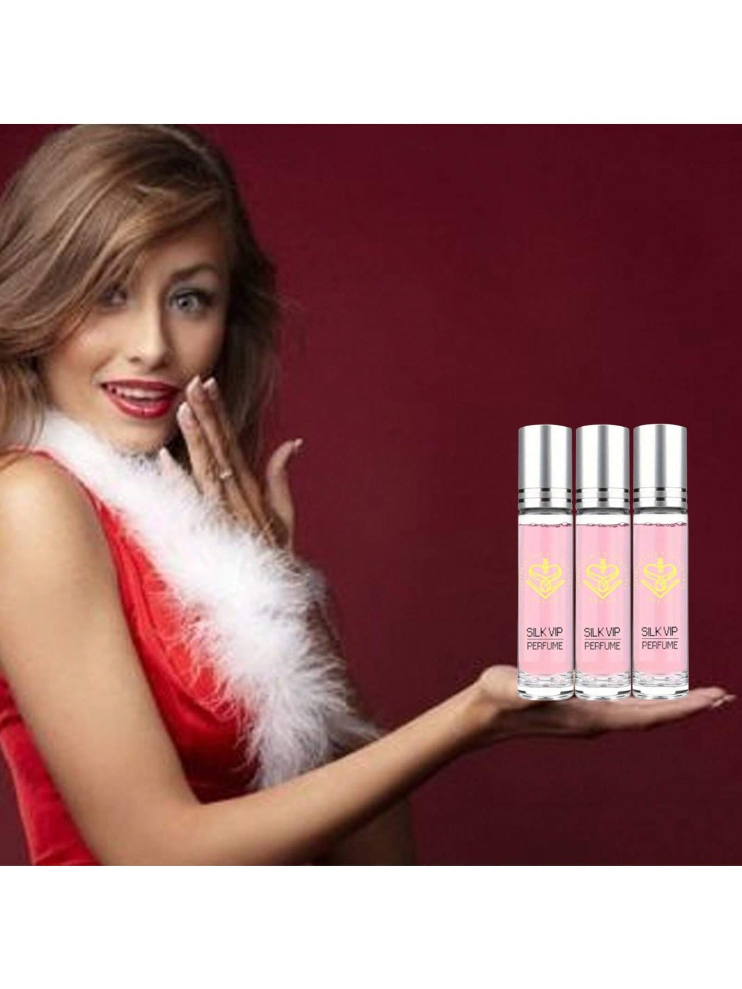 10ml Roll-On Perfume Aromatherapy Perfume, 3 PCS Long-Lasting Fresh Floral Fragrance, Exudes Confidence And Youthful Glamour - The Perfect Christmas Gift