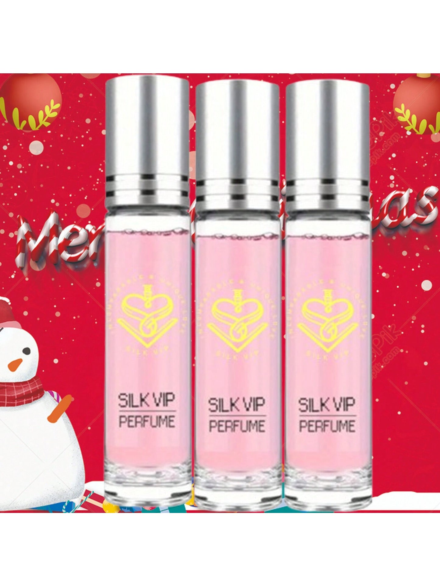 10ml Roll-On Perfume Aromatherapy Perfume, 3 PCS Long-Lasting Fresh Floral Fragrance, Exudes Confidence And Youthful Glamour - The Perfect Christmas Gift