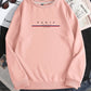 Manfinity Homme Men's Loose Fit Letter Print Drop Shoulder Sweatshirt