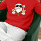 Manfinity LEGND Men's Santa Claus Print Crew Neck Long Sleeve Sweatshirt