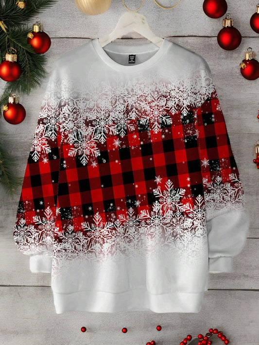 LUNE Casual Christmas Costumes Plaid