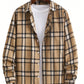 Men's Plaid Long Sleeve Casual Commuter Shirt For Spring