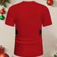 Manfinity Homme Men's Christmas Graphic Round Neck Short Sleeve Casual T-Shirt