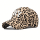 1pc Women's Embroidered NY Leopard Print Adjustable Baseball Cap, Outdoor Casual Sun Hat For Spring And Autumn, Versatile Travel Fashion Sun Protection, Unisex Youth Y2K Style Sun Hat