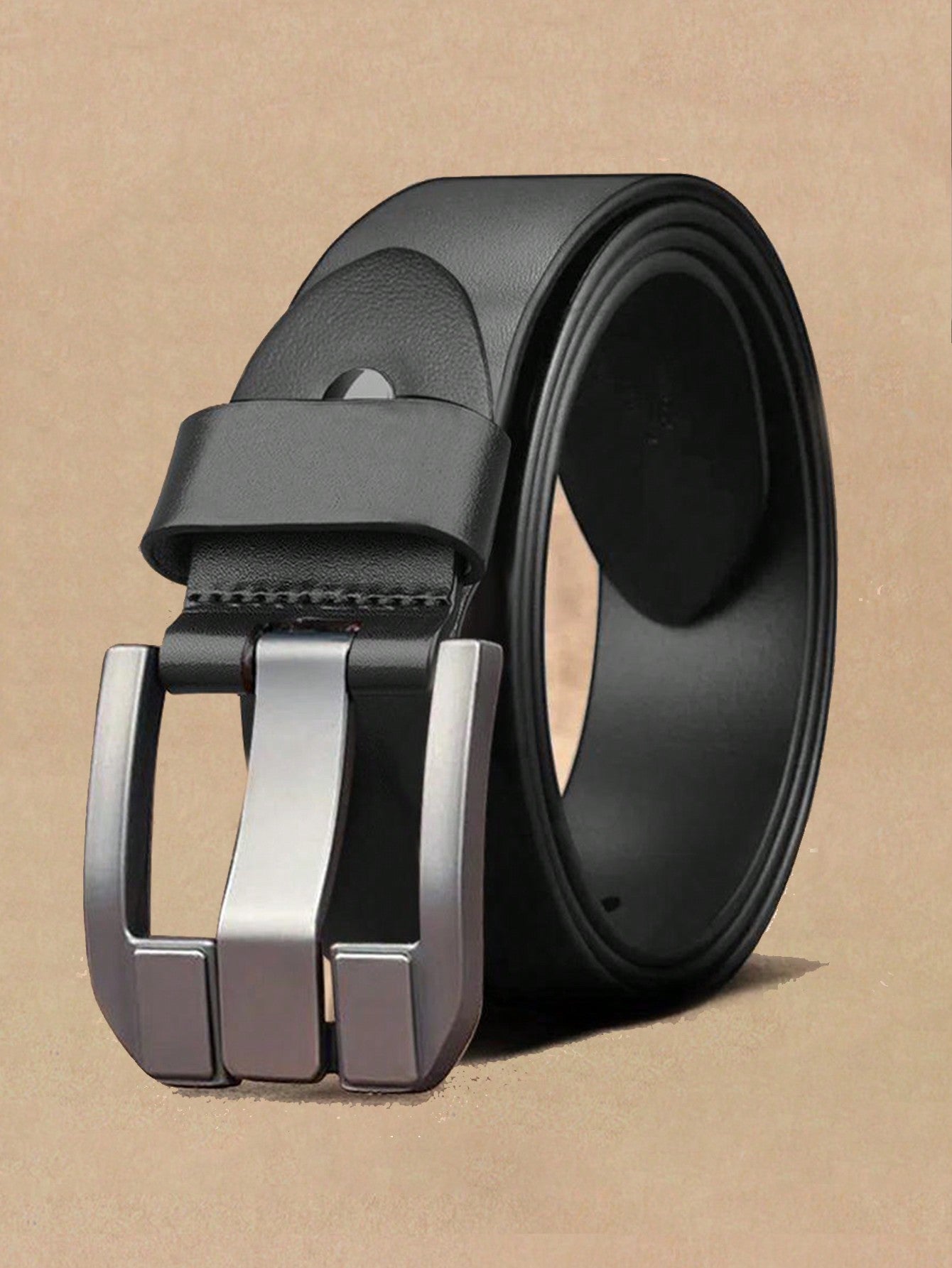 Wide Belt For Men, Fashion Metal Buckle, High-End Business Casual Versatile Waist Belt, Gift Idea