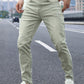 Manfinity Homme Men Cotton Ripped Slant Pocket Jeans