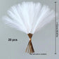 20pcs/10pcs Artificial Reed Grass Boho Christmas Decor Faux Pampas Grass Large Tall Fluffy Artificial Fake Flower Bulrush Reed Grass For Vase Filler Farmhouse Home Kitchen Bohemian Decoration, Room, Wedding Party Decor (White), Christmas Decoration