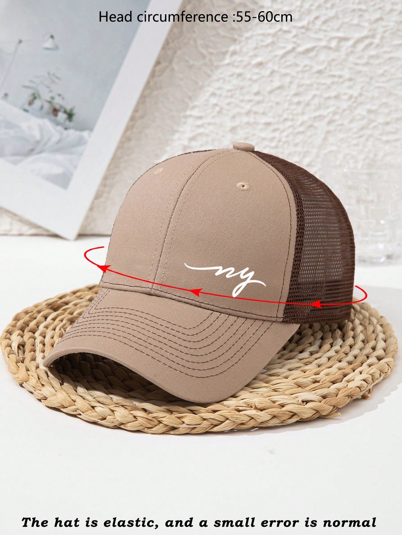 1pc Unisex NY Outdoor Sports Flowy Signature Adjustable Breathable Gift Casual Streetwear Polyester Print UV Protection Hard Top Baseball Cap, Spring Autumn