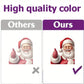 1pc Waterproof Realistic Santa Claus Stickers Christmas Car Window Glass Decal Decoration Ride With Santa Funny Christmas Window Clings,Christmas