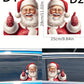 1pc Waterproof Realistic Santa Claus Stickers Christmas Car Window Glass Decal Decoration Ride With Santa Funny Christmas Window Clings,Christmas