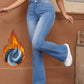 EZwear High Waist Flare Leg Jeans