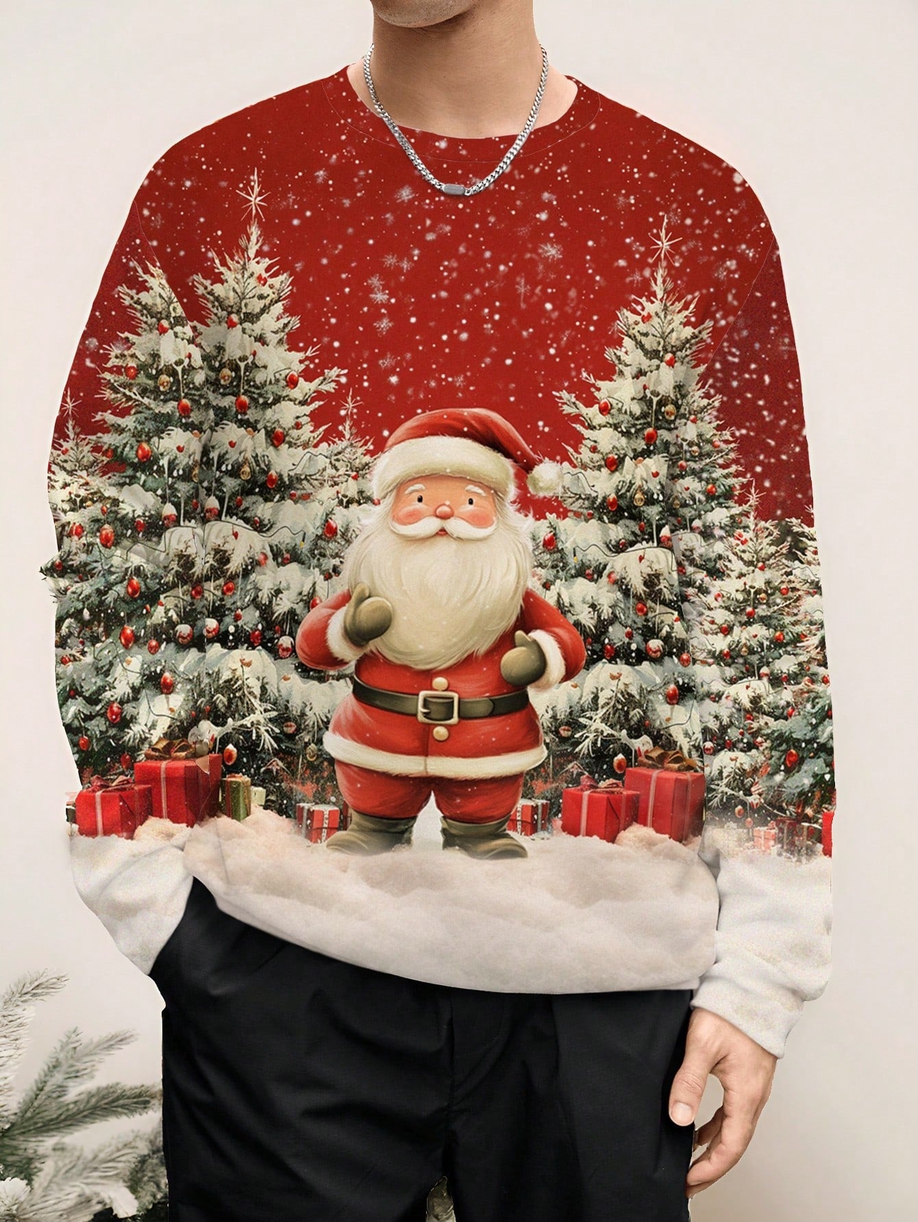 Manfinity Homme Christmas Santa Claus