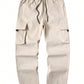 Manfinity Homme Men's Drawstring Waist Cargo Pockets Straight Leg Casual Pants