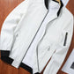 Manfinity Homme Men Zip Up Bomber Jacket Without Tee, Light Jacket, Plain, Husband, Long Sleeve, Work