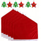 2/4/6pcs Red Hat Dining Chair Slipcovers,Christmas Chair Back Covers Kitchen Chair Covers For Christmas Holiday Festival Decoration