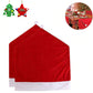 2/4/6pcs Red Hat Dining Chair Slipcovers,Christmas Chair Back Covers Kitchen Chair Covers For Christmas Holiday Festival Decoration