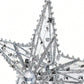 Christmas Tree Topper 8 INCH Wire Five-Pointed Star Treetop Party Supplies Xmas Decor Home Hotel Office Gold/ Silver