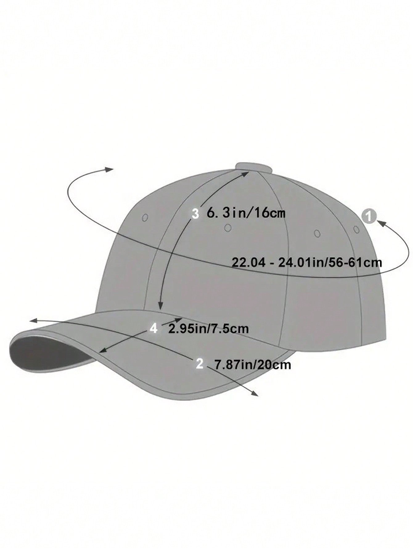 1pc Jesus Cross Letter Print Unisex Baseball Cap, Streetwear Sporty Curved Brimmed Adjustable Hat