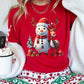 Christmas Women Casual Stylish Cartoon Snowman, Reindeer