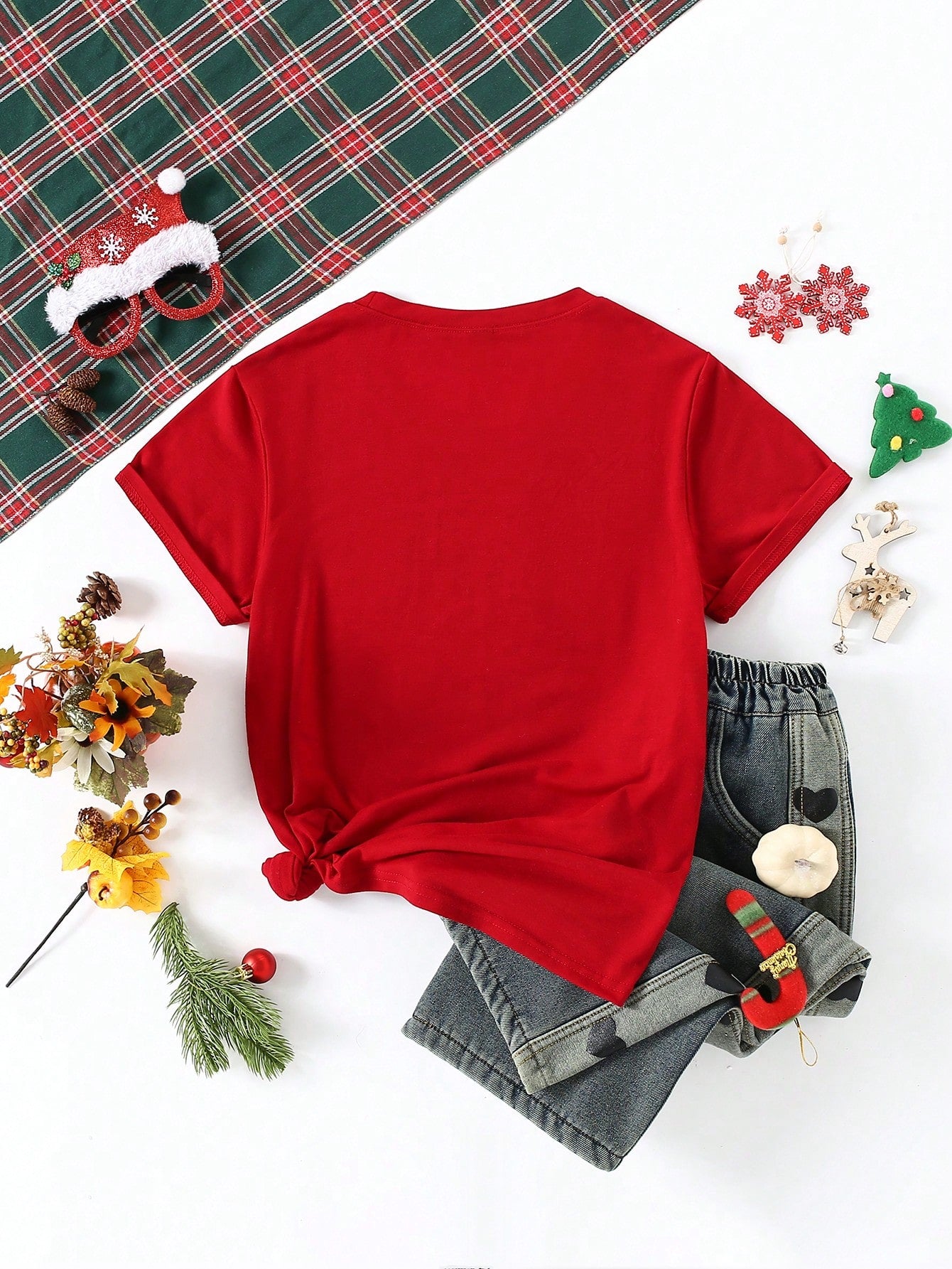 Christmas Women Casual Stylish Cartoon Snowman, Reindeer