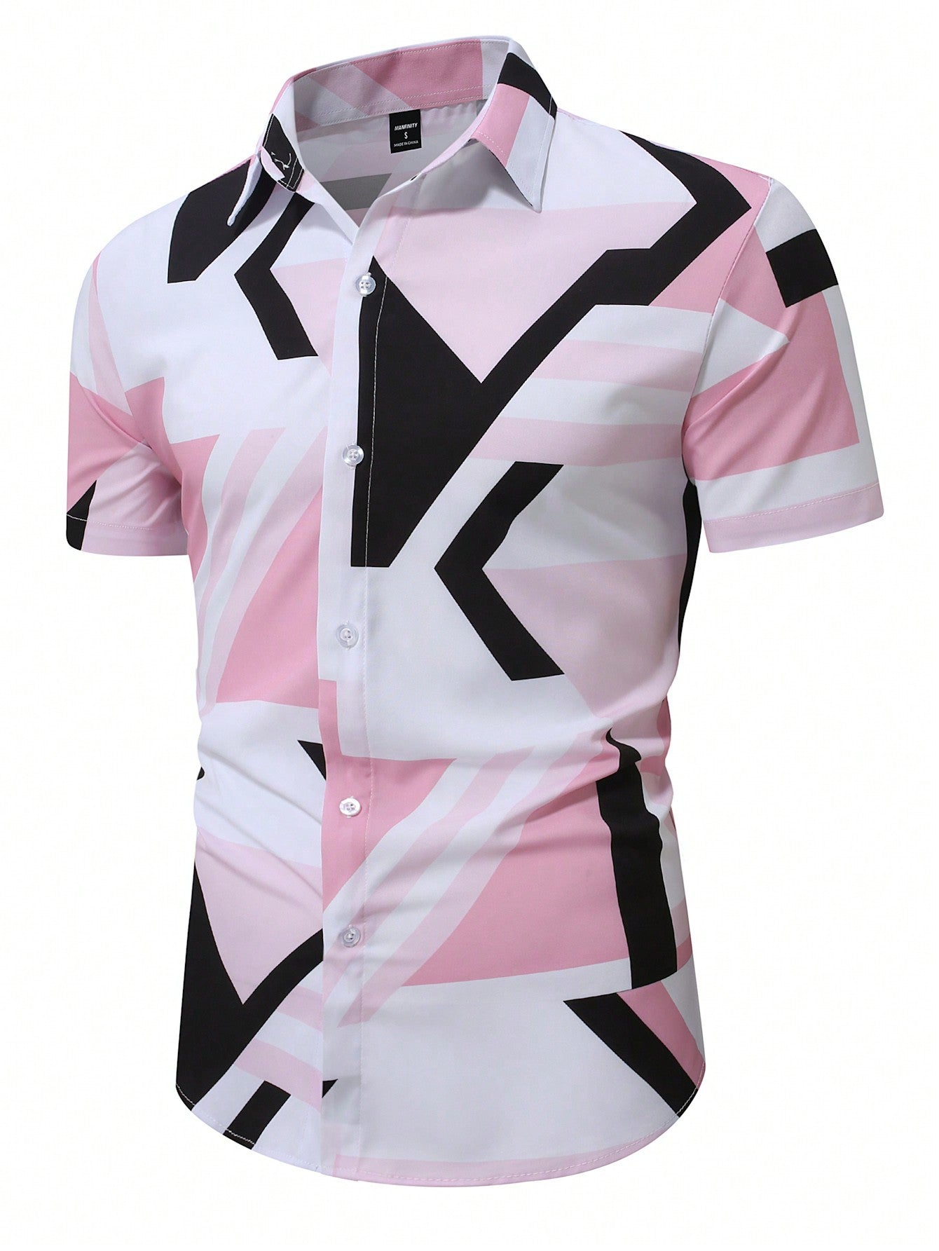 Manfinity Hypemode Men Geo Print Shirt Without Tee