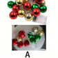 1pc 78.7in Christmas Tree Decoration Ball String Lights, Holiday Atmosphere Decor For Home, Staircase, Fireplace, Indoor