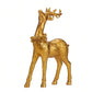 2pcs Christmas Deer Decor, Cute Desk Ornament Resin Statue Home Decor Party Present