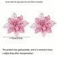 44pcs-Christmas Ball Ornaments Pink And White Christmas Ornaments Set And Christmas Flower For Christmas Tree Decoration Shatterproof Christmas Hanging Balls For Xmas Halloween Party Home Decor,Christmas