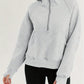 Half Zip Sweater Cropped Hoodie Fleece Jacket Women's 1/4 Zip Top Pullover Autumn Clothing 2024 Winter Clothing